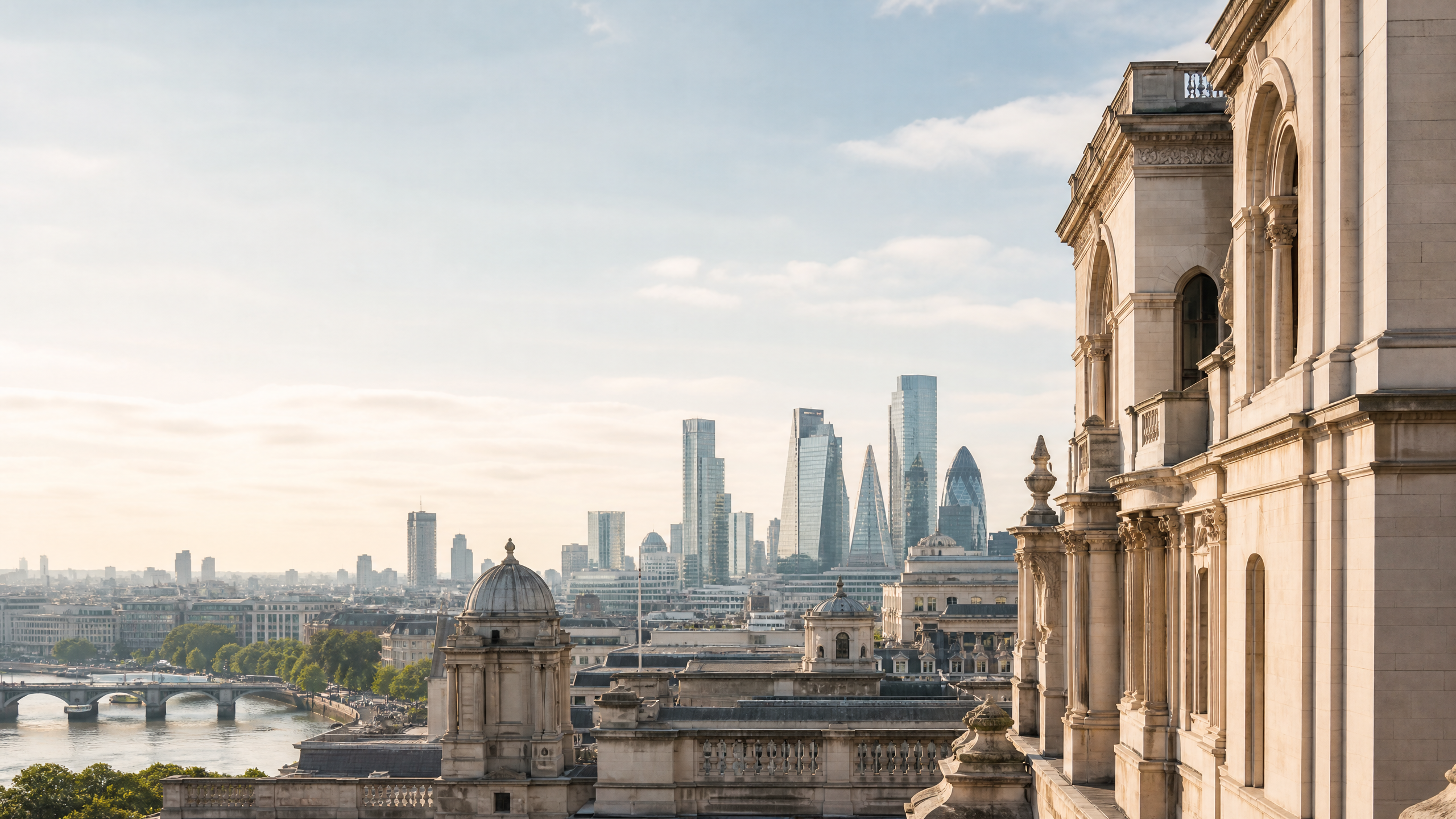 London architectural detail in daylight